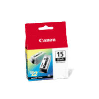 Genuine Canon BCI-15 Black Ink Cartridge. Page Yield 150 pages
