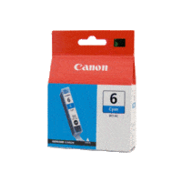 Genuine Canon BCI-6 Cyan Ink Cartridge. Page Yield 980 pages