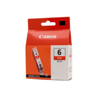 Genuine Canon BCI-6 Red Ink Cartridge. Page Yield 370 pages