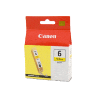 Genuine Canon BCI-6 Yellow Ink Cartridge. Page Yield 480 pages