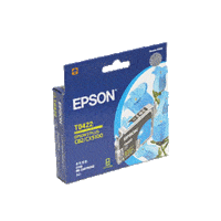 Genuine Epson T0422 Cyan Ink Cartridge Page Yield: 420 pages