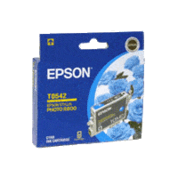 Genuine Epson T0542 Cyan Ink Cartridge Page Yield: 440 pages