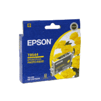 Genuine Epson T0544 Yellow Ink Cartridge Page Yield: 440 pages