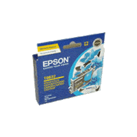 Genuine Epson T0632 Cyan Ink Cartridge Page Yield: 380 pages