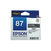 Genuine Epson 87 Photo Black Ink Cartridge Page Yield: 5630 pages
