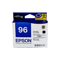 Genuine Epson 96 Photo Black Ink Cartridge Page Yield: 495 pages