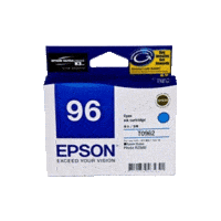 Genuine Epson 96 Cyan Ink Cartridge Page Yield: 940 pages