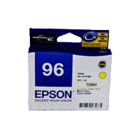 Genuine Epson 96 Yellow Ink Cartridge Page Yield: 940 pages