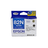 Genuine Epson 82N Black Ink Cartridge Page Yield: 330 pages