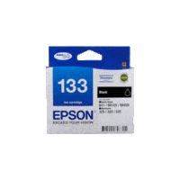 Genuine Epson 133 Black Ink Cartridge Page Yield: 255 pages