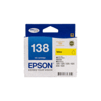 Genuine Epson 138 Yellow Ink High Yield Page Yield: 420 pages