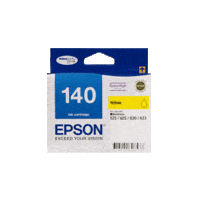 Genuine Epson 140 Yellow Ink Cartridge Page Yield: 755 pages