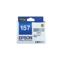 Genuine Epson 157 Light Black Ink Cartridge  Page Yield: 23000 pages