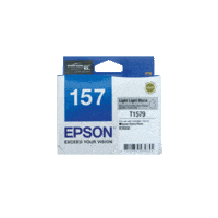 Genuine Epson 157 Light Light Black Ink Cartridge  Page Yield: 23000 pages