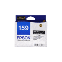 Genuine Epson 159 Photo Black Ink Cartridge Page Yield: 9100 pages