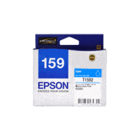 Genuine Epson 159 Cyan Ink Cartridge Page Yield: 1200 pages