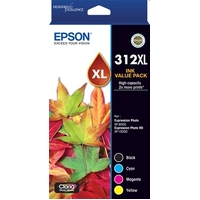 Genuine Epson - 312XL  C13T183A92 Ink Value Pack