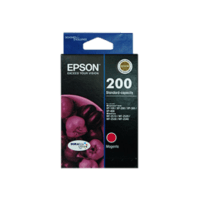 Genuine Epson 200 Magenta Ink Cartridge Page Yield: 165 pages