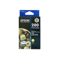 Genuine Epson 200 Yellow Ink Cartridge Page Yield: 165 pages