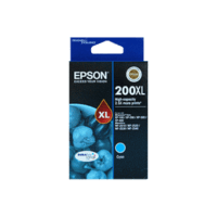 Genuine Epson 200XL Cyan Ink Cartridge High Yield Page Yield: 450 pages