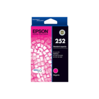 Genuine Epson 252 Magenta Ink Cartridge Page Yield: 300 pages