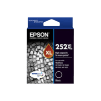Genuine Epson 252XL Black Ink Cartridge High Yield Page Yield: 1100 pages