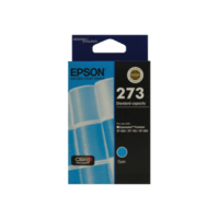 Genuine Epson 273 Cyan Ink Cartridge Page Yield: 300 pages
