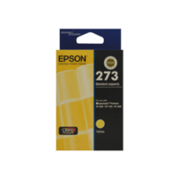 Genuine Epson 273 Yellow Ink Cartridge Page Yield: 300 pages