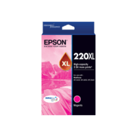 Genuine Epson 220XL Magenta Ink Cartridge Page Yield: 450 pages