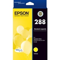 Genuine Epson 288 Yellow Inkjet Cartridge. Std Capacity