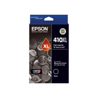 Genuine Epson 410XL Black Ink Cartridge High Yield Page Yield: 530 pages