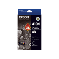 Genuine Epson 410XL Photo Black Ink Cartridge High Yield Page Yield: 400 pages