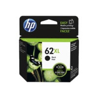 Genuine HP No 62XL Black Ink Cartridge C2P05AA.  Page Yield: 600 pages