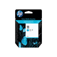 Genuine HP No 11 Cyan Ink Cartridge C4836A.  Page Yield: 1830 pages