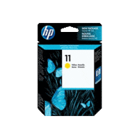 Genuine HP No 11 Yellow Ink Cartridge C4838A.  Page Yield: 1830 pages
