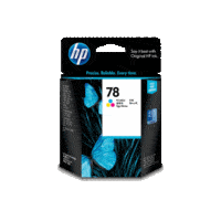 Genuine HP No 78 Colour Ink Cartridge C6578DA.  Page Yield: 450 pages
