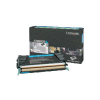 Genuine Lexmark C736H1CG Cyan Toner Cartridge High Yield