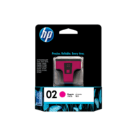 Genuine HP No 02 Magenta Ink Cartridge C8772WA.  Page Yield: 350 pages