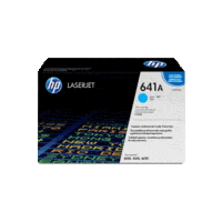 Genuine HP 641A Cyan Toner Cartridge C9721A.  Page Yield: 8000 pages