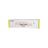Genuine Canon 034 Yellow Toner Cartridge. Page Yield 7300 pages