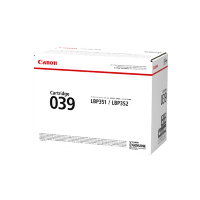 Genuine Canon 039 Toner Cartridge. Page Yield 11000 pages