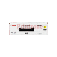 Genuine Canon 316 Yellow Toner Cartridge. Page Yield 1500 pages