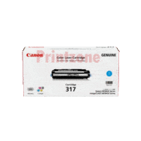 Genuine Canon 317 Cyan Toner Cartridge. Page Yield 4000 pages