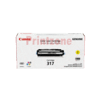 Genuine Canon 317 Yellow Toner Cartridge. Page Yield 4000 pages