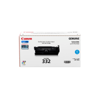 Genuine Canon 332 Cyan Toner. Page Yield 6400 pages