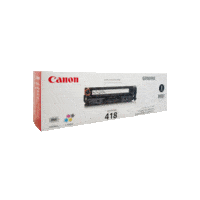 Genuine Canon 418 Black Toner Cartridge. Page Yield 3400 pages