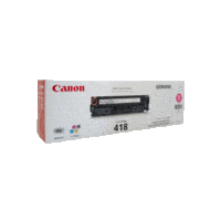 Genuine Canon 418 Magenta Toner Cartridge. Page Yield 2900 pages