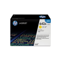 Genuine HP 642A Yellow Toner Cartridge CB402A.  Page Yield: 7500 pgs