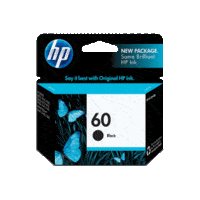 Genuine HP No 60 Black Ink Cartridge CC640WA.  Page Yield: 200 pages