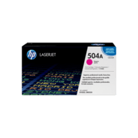 Genuine HP CE253A (#504A) Magenta Toner Cartridge. Page Yield: 7,000 pages